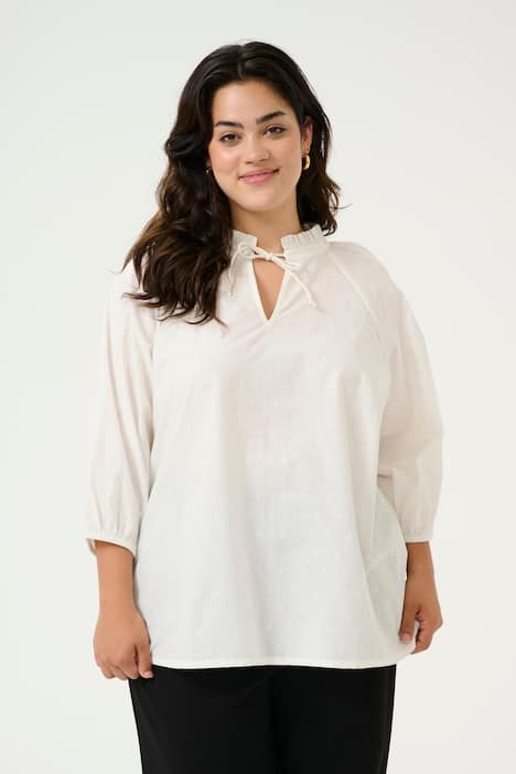 Langarm-Bluse Regular fit