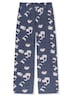 Schiesser Damen Schlafanzug Casual Fashion blaugrau