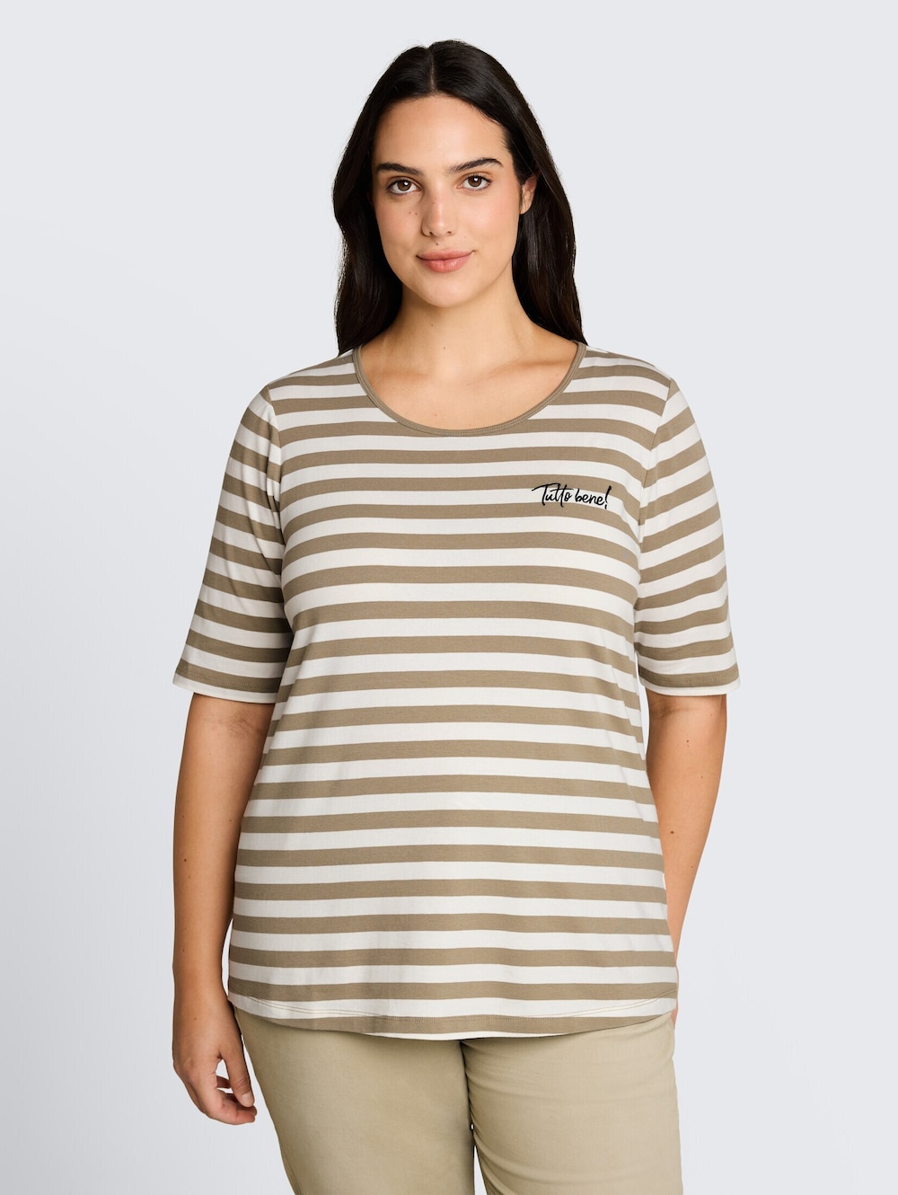 T-Shirt mit Stickerei