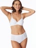 Schiesser Damen Midislip 2-Pack Air Spitze - weiss