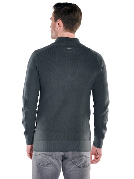 engbers Herren Pullover Polokragen , Dunkelgruen