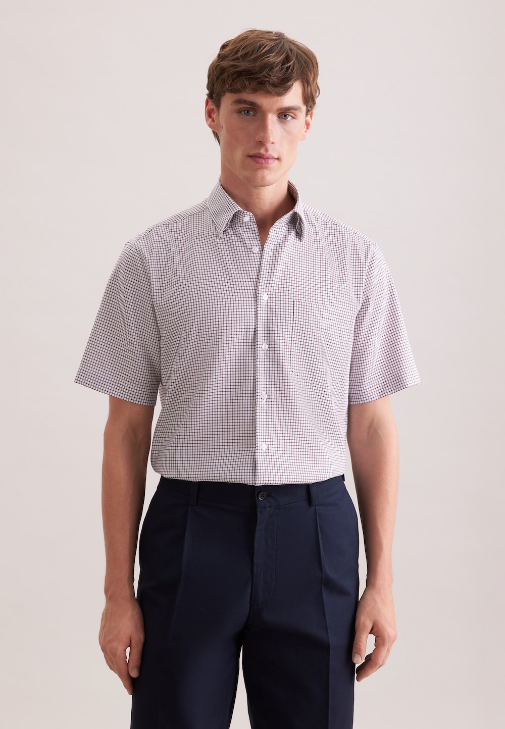 Herren Business Hemd - Karo