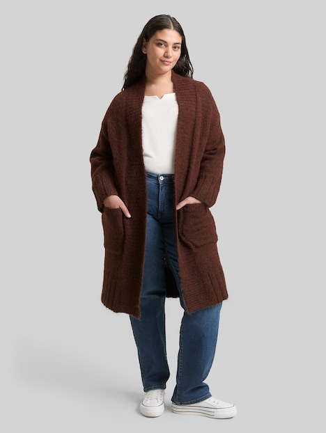 Oversize Cardigan mit Wollanteil