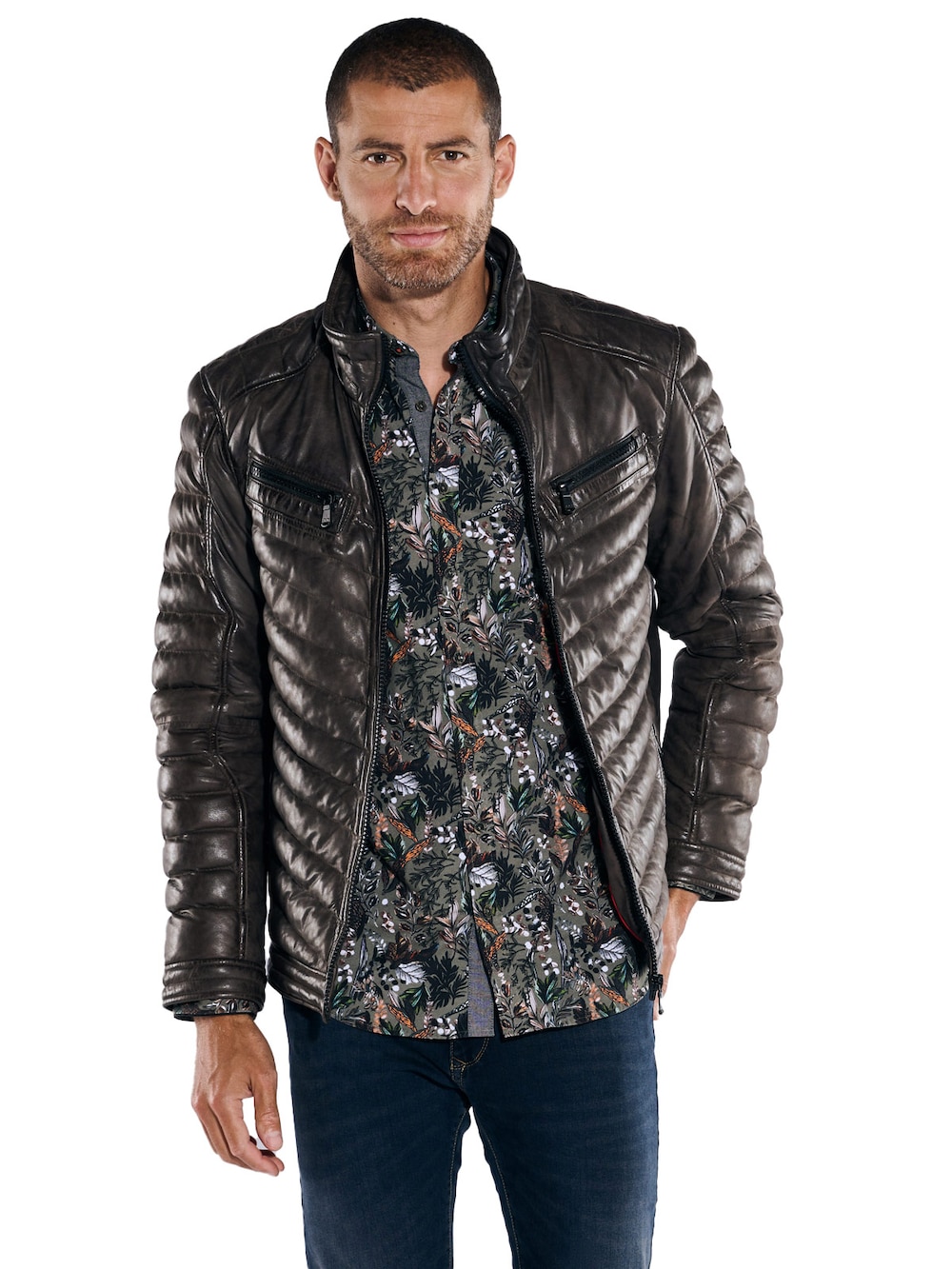 Lederjacke regular