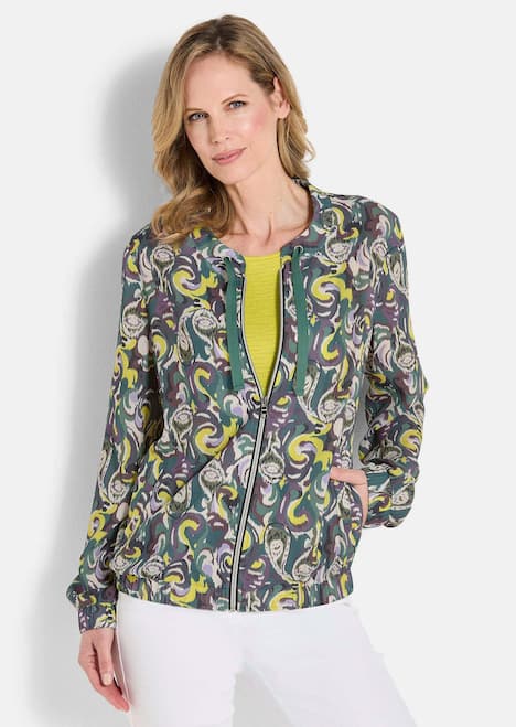 Blouson aus reiner Viskose