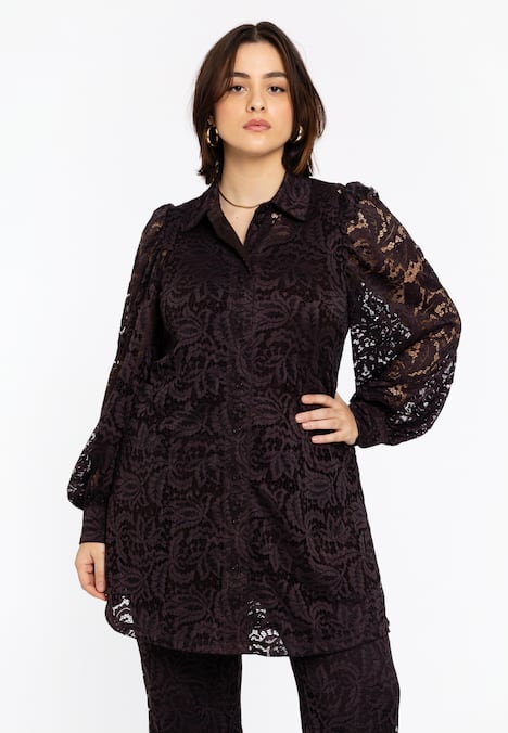 Bluse mit Spitze