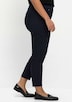 Schlupfhose 7/8-Hose mit Schlupfbund, schmale Form Rundumdehnbund Uni