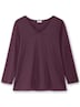 Langarmshirt Langarmshirt in leichter A-Linie Langarm Uni