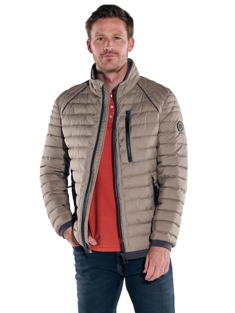 engbers Herren Steppjacke regular , Beige
