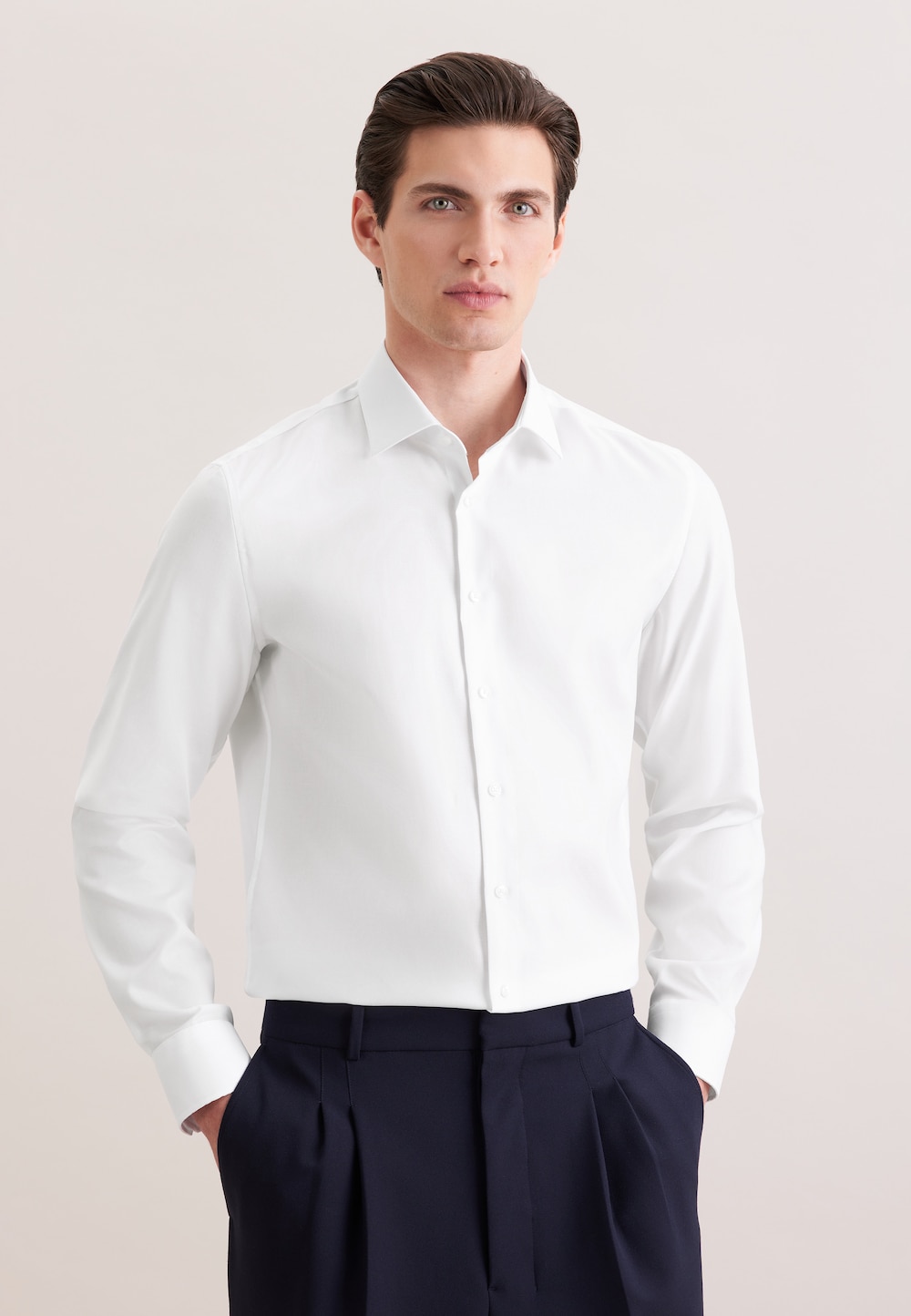 Herren Business Hemd - Uni