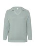 Strukturierter Pullover mit Polokragen
