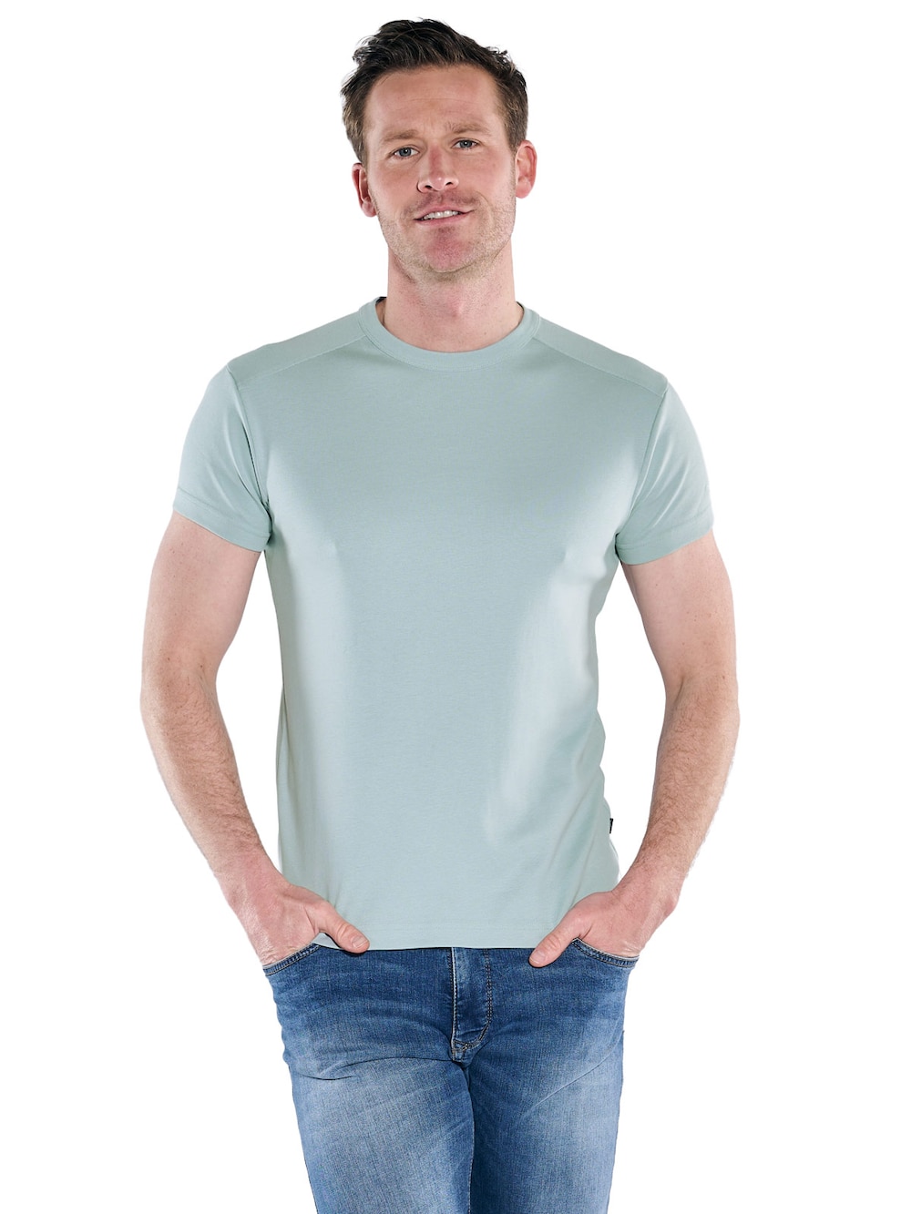engbers Herren T-Shirt My Favorite organic , Mittelblau