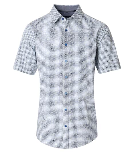 Freizeithemd Kurzarm Print Comfort Fit
