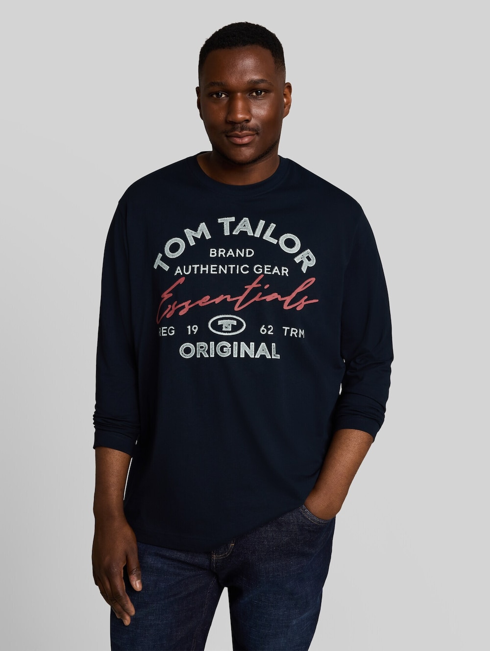 Langarmshirt mit Logo-Print