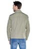 Herren Sportive Jacke mit dezentem Glanz , Khaki