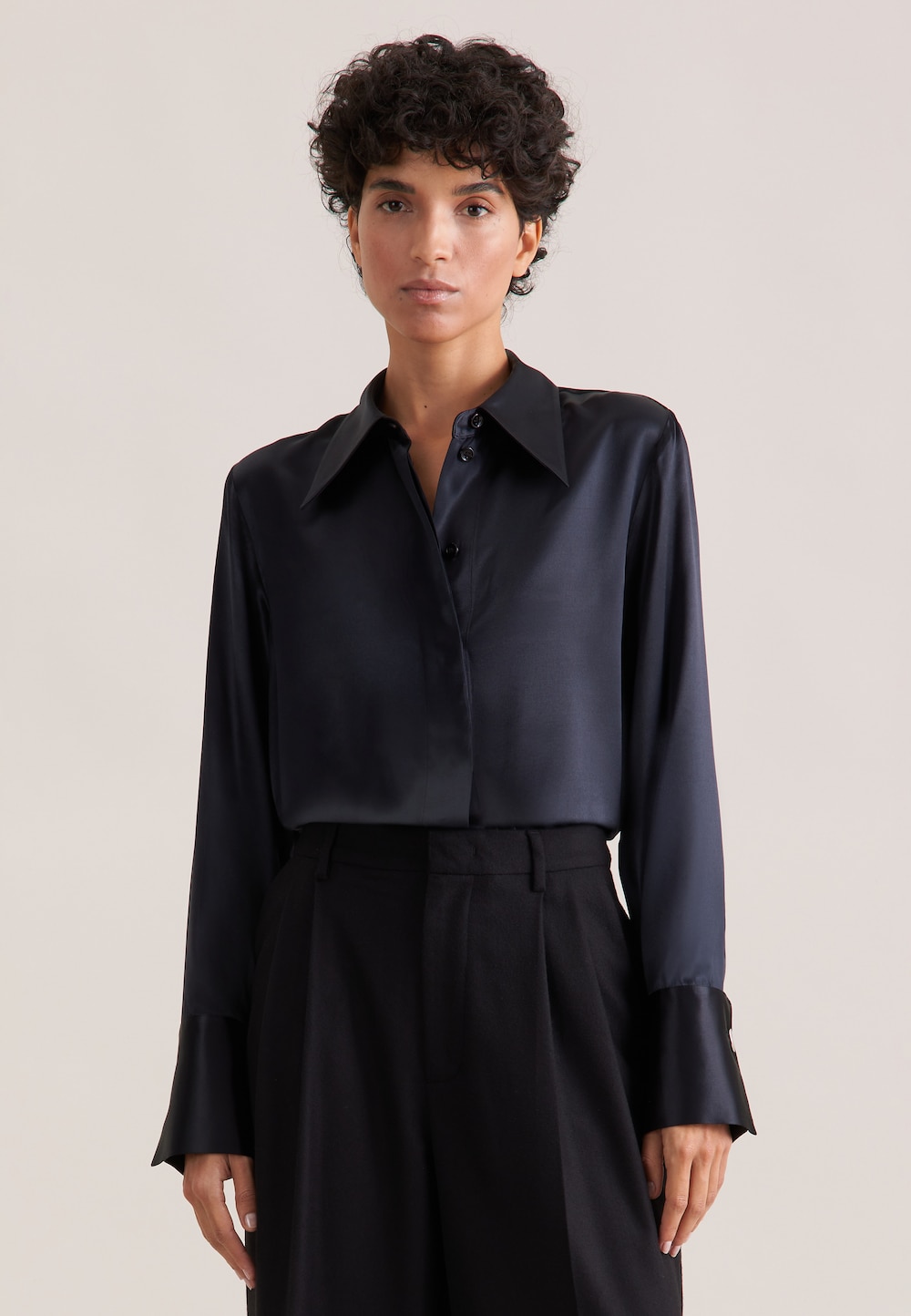 Damen Klassische Bluse - Uni