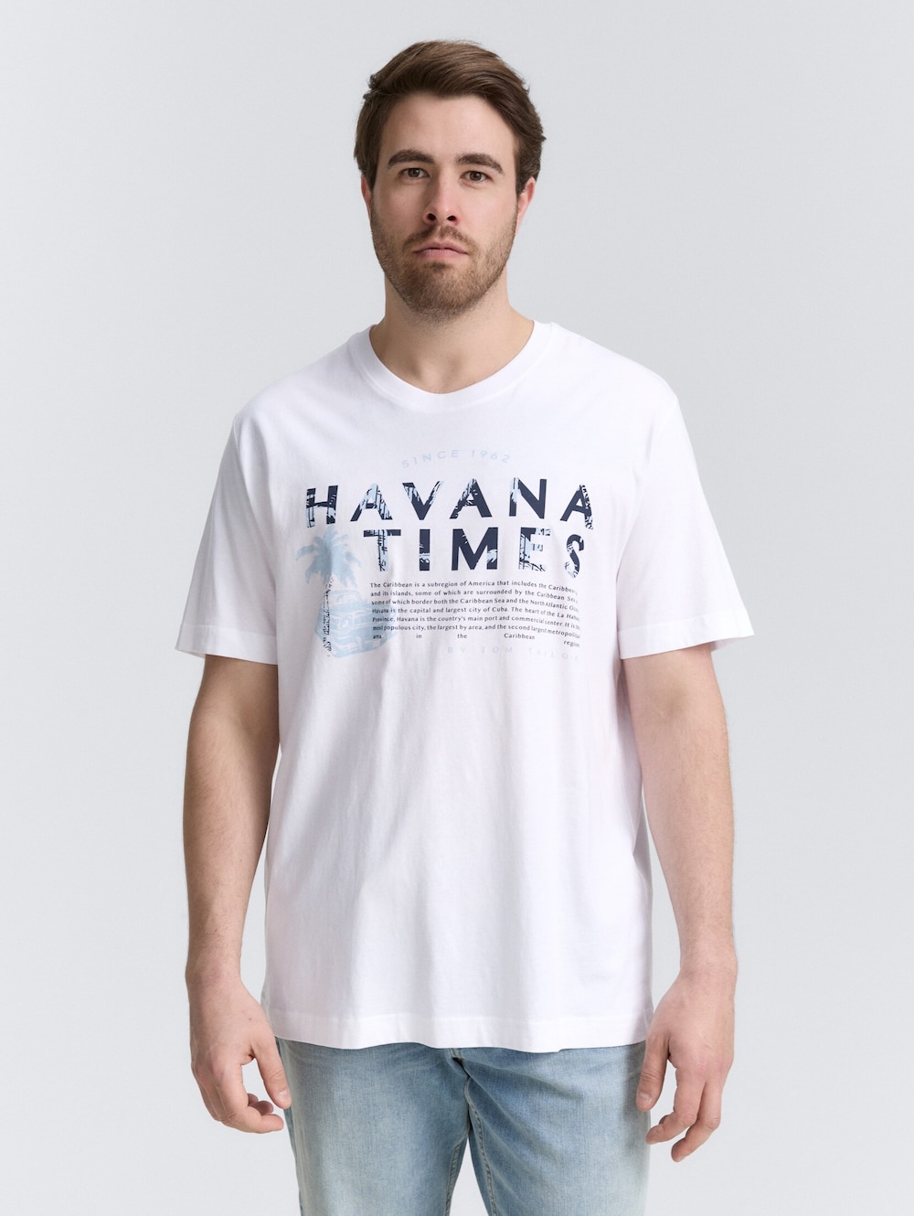 Tom Tailor Men PLUS T-Shirt Plus Size -T-Shirt mit Print