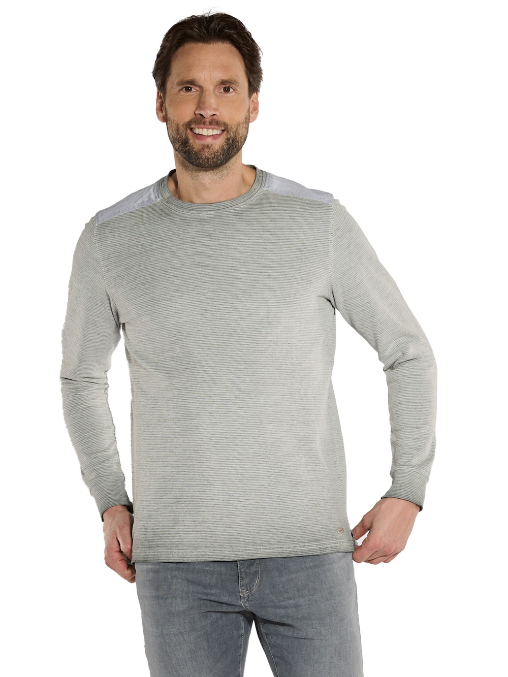 Langarm-Shirt strukturiert