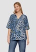 Bluse aus strukturierter Viskose