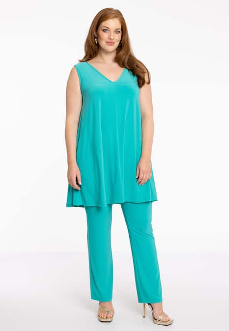 Top mit V-Ausschnitt