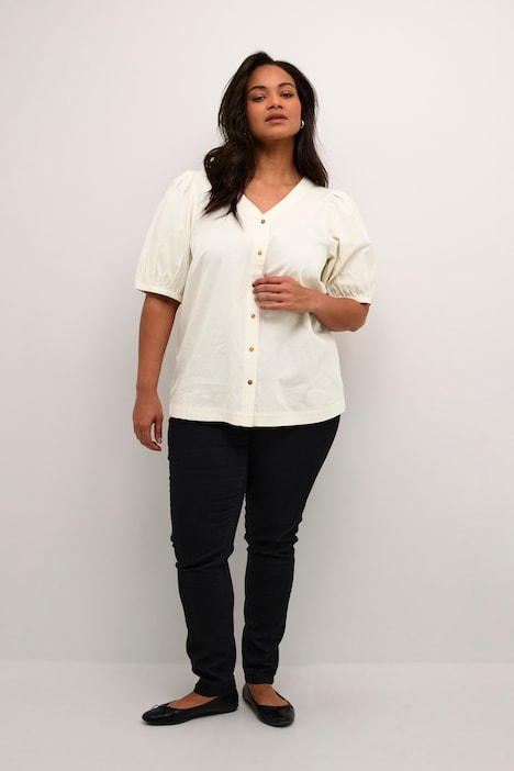 Kurzarm-Bluse Regular fit