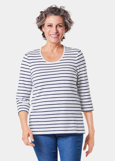 Buntgewirktes Ringelshirt