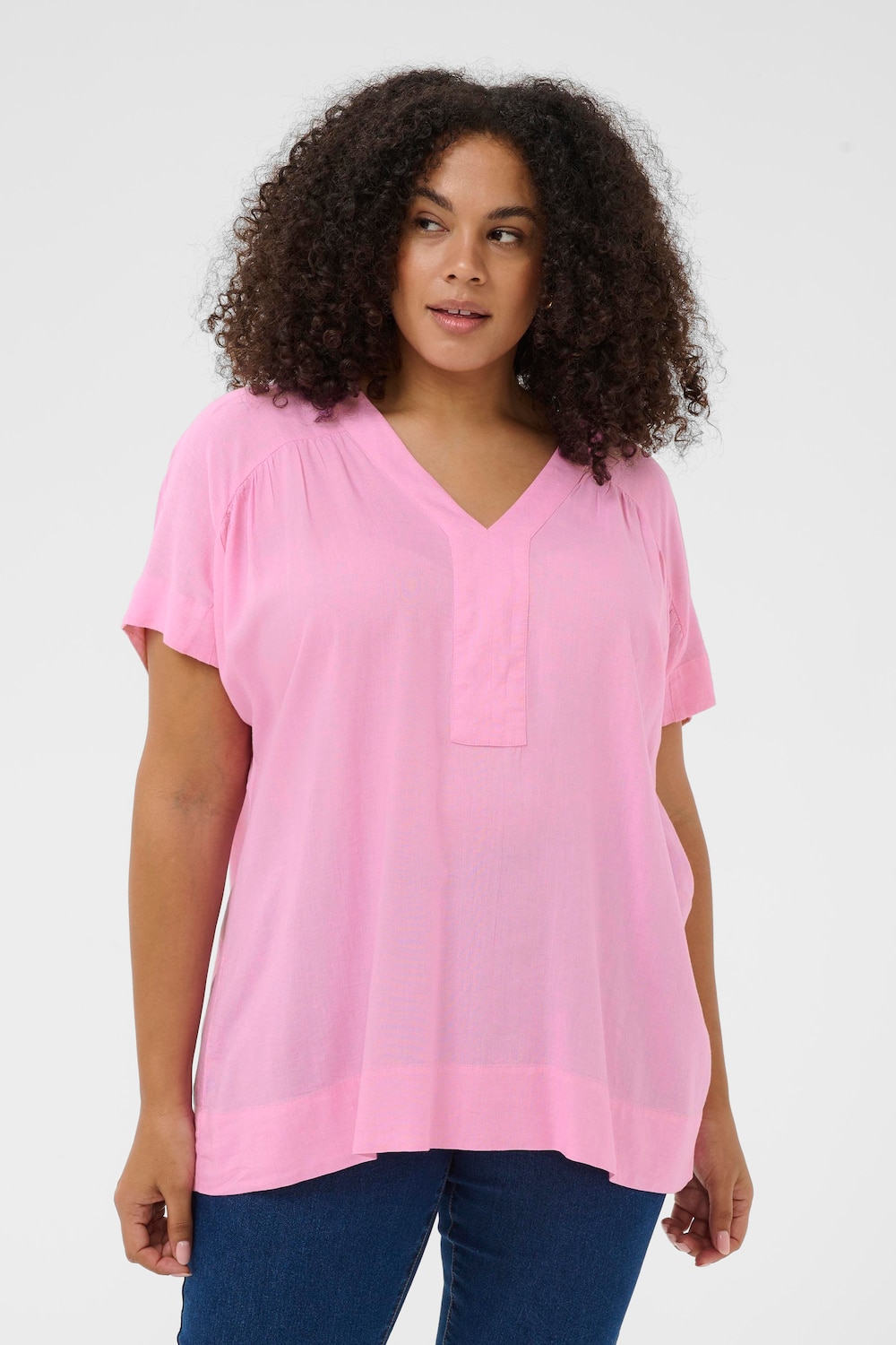 Kurzarm-Bluse Loose fit