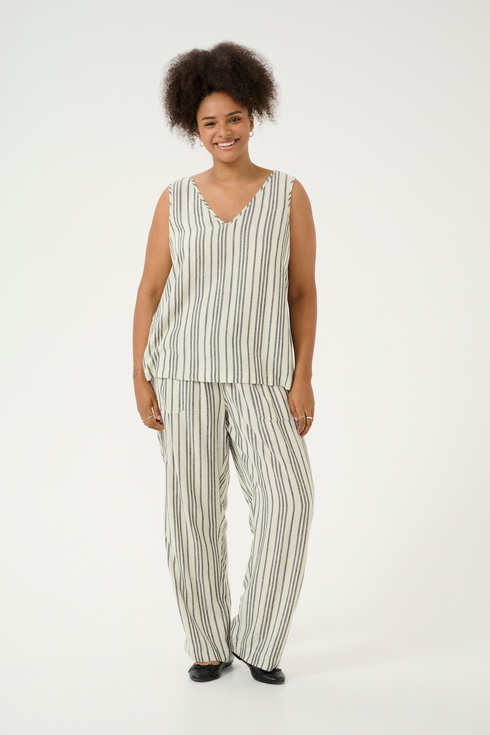 Ärmellose Bluse Regular fit