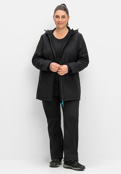 Softshelljacke Softshelljacke mit 2-Wege-Reißverschluss Langarm keine Angabe Ohne Kragen