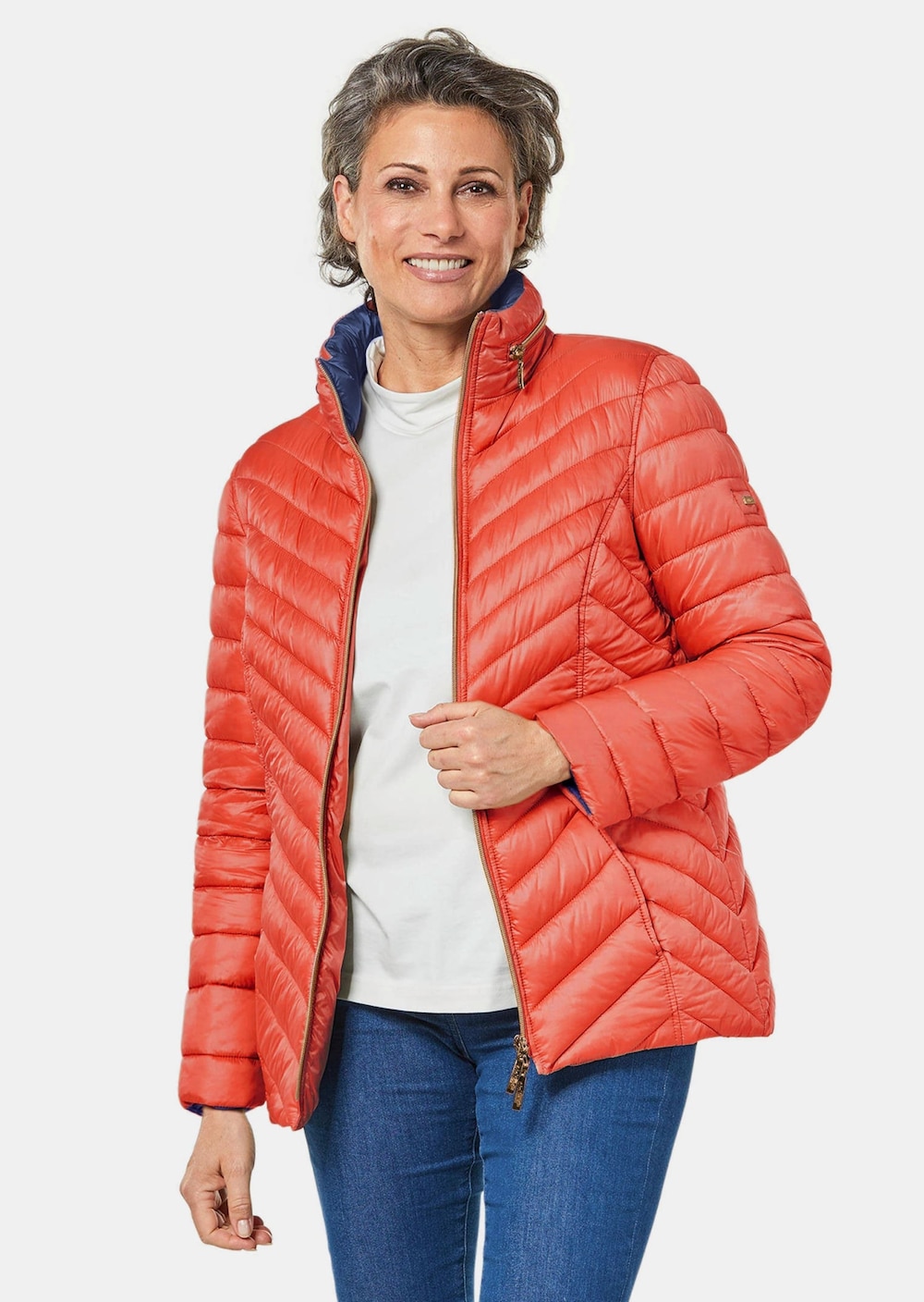 Leichte Steppjacke in knitterarmer Ware