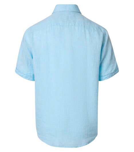 Leinenhemd Kurzarm uni Casual Fit