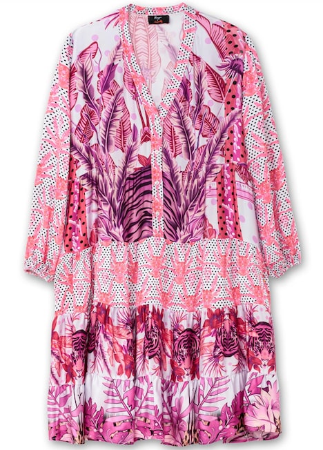 Kleid Langarm Sonstiges Muster