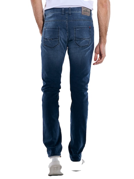 Herren Jeans 5-Pocket Superstretch , Indigoblau