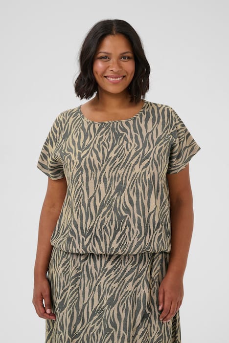 Kurzarm-Bluse Regular fit