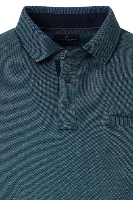 Polo-Shirt Langarm uni