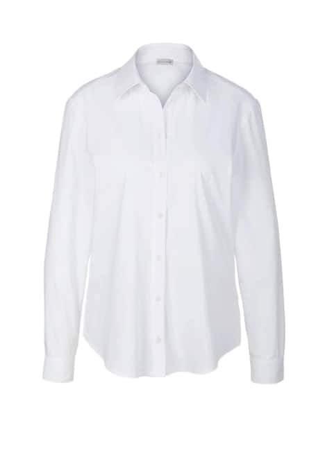 Unentbehrliche Langarmbluse mit Elasthananteil