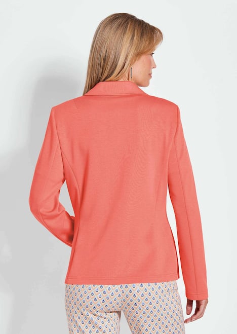 Leichte Jacke mit Stehkragen in rot