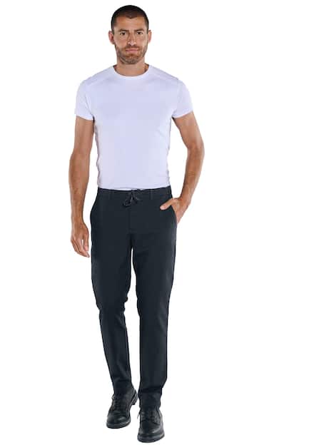 engbers Herren Chino regular , Saphirblau