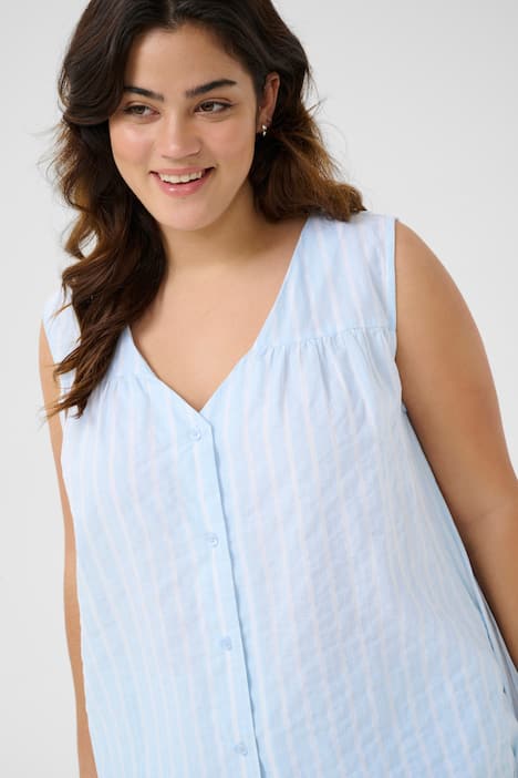 Ärmellose Bluse Regular fit