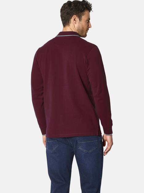 Langarm-Poloshirt MILANVETZO