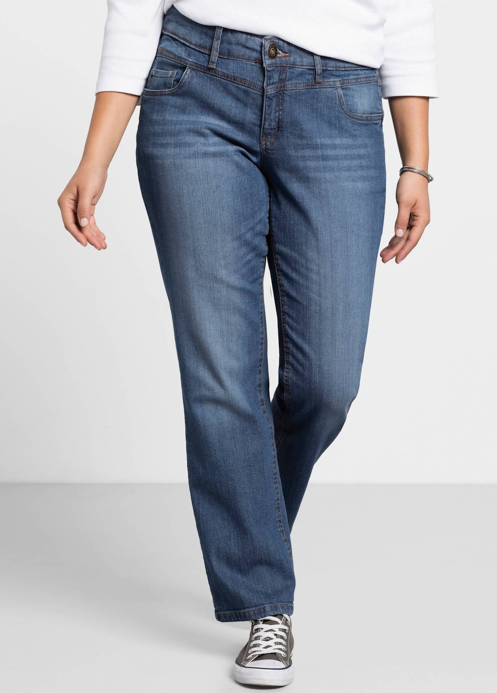 Stretch-Jeans Uni