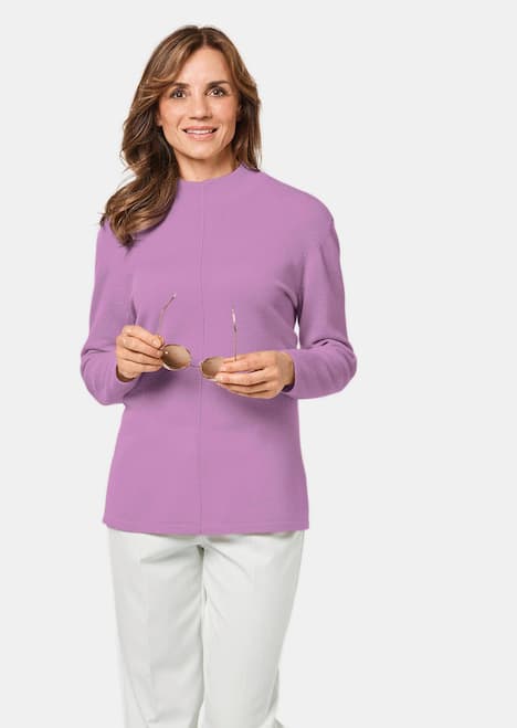 Kuschelweicher Kaschmirpullover mit Kragen