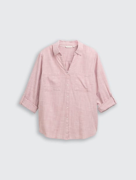 Bluse mit Brusttaschen