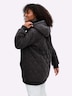 Steppjacke Blousonjacke mit Wellensteppung, warm wattiert Langarm Stehkragen