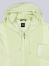 Herren Cardigan mit Kapuze , Hellgruen