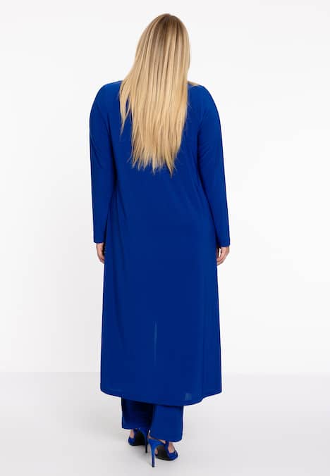 Strickjacke mit drapierter Front