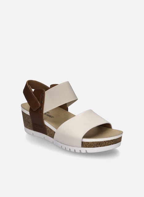 Damen Sandale Quinn 09, creme-kombi