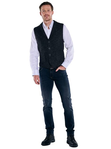 engbers Herren Sakko-Weste regular , Anthrazit