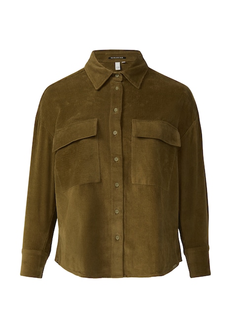 Bluse aus Baumwollcord
