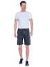 Herren Cargo-Bermuda mit Tunnelzug , Saphirblau